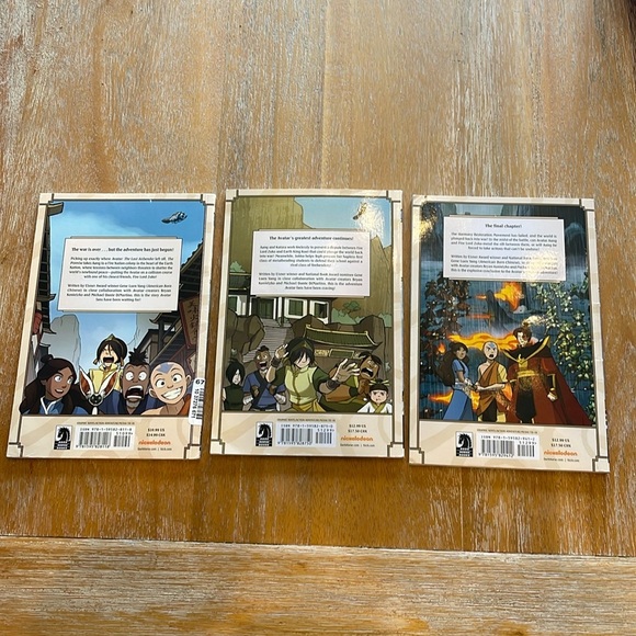 Avatar: The Last Airbender Graphic Novels Set The Promises Parts 1-3 - Picture 6 of 6